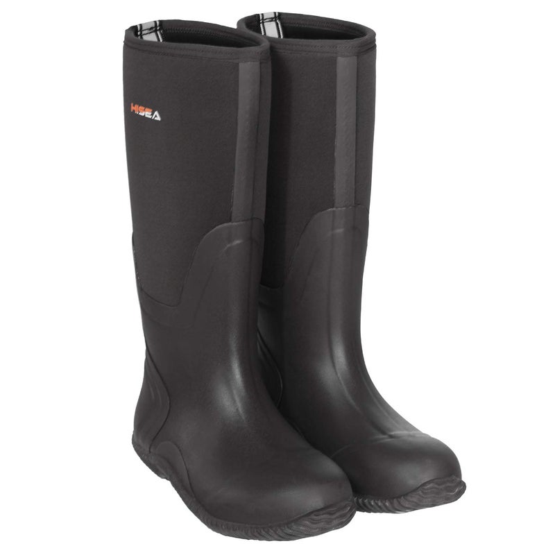 HISEA Men's Rain Boots Waterproof Durable Insulated Rubber Neoprene Outdoor Hunting Boots for Winter Snow Arctic - Image 1